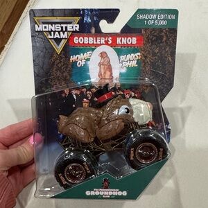 Monster Jam Groundhog Toy Truck - Brown and Black